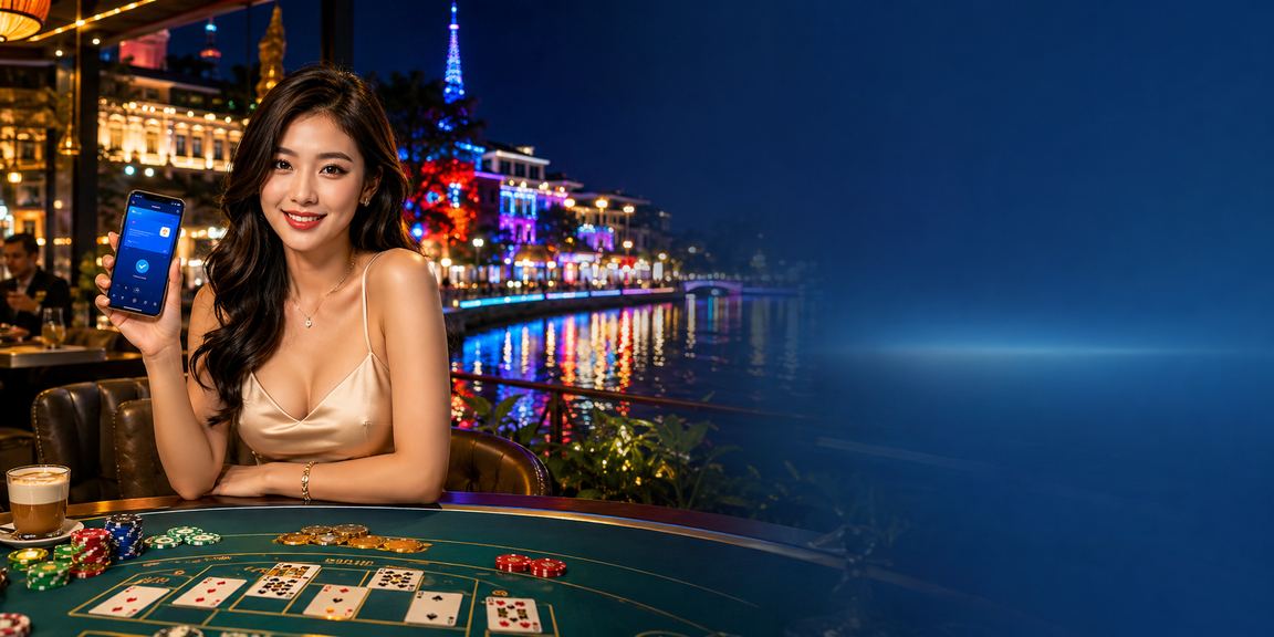 Pelayan kasino live menjalankan permainan baccarat Malaysia